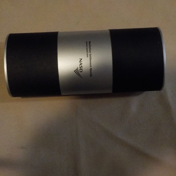 NASD MEDIATION SETTLEMENT MONTH BLACK & SILVER CALCULATOR WITH PEN - Picture 10 of 15